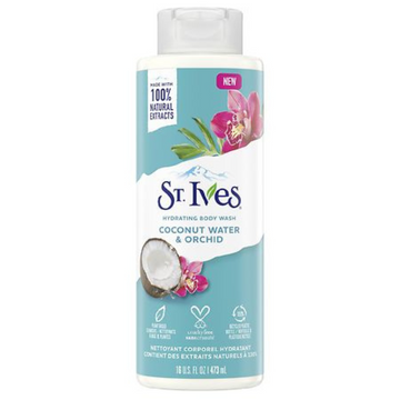 St. Ives Coconut Water & Orchid Hydrating Body Wash (22 oz)