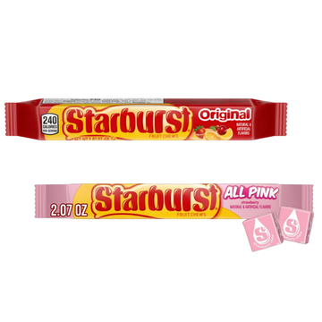 Starburst variedad 2.07 oz: Original o Strawberry