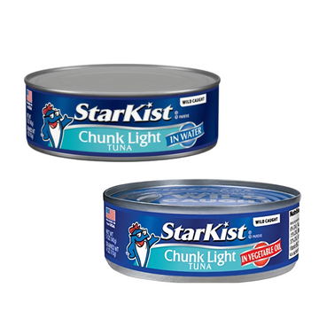 Atún Starkist en agua o aceite lata 5 oz