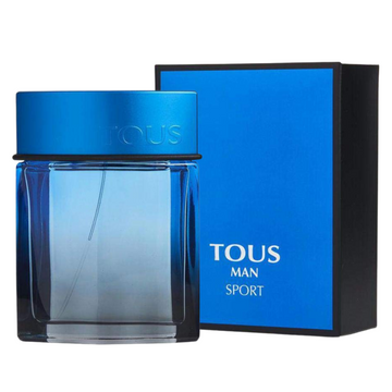 Frasco de Tous Man Sport Eau de Toilette (3.4 oz) para caballero, fragancia deportiva fresca