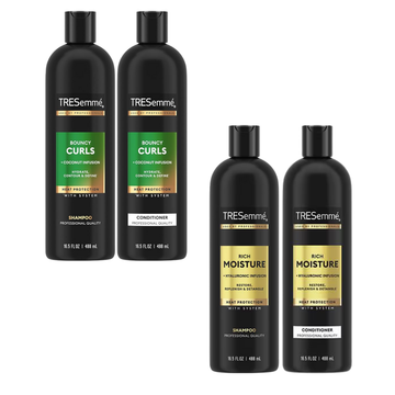TRESemmé Bouncy Curls o Rich Moisture shampoo acondicionador 16.5 oz