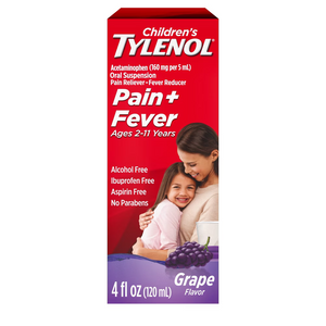 TYLENOL Children’s Suspension, Grape (4 oz)