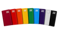 Variety of Colorful Jean Book Notebooks