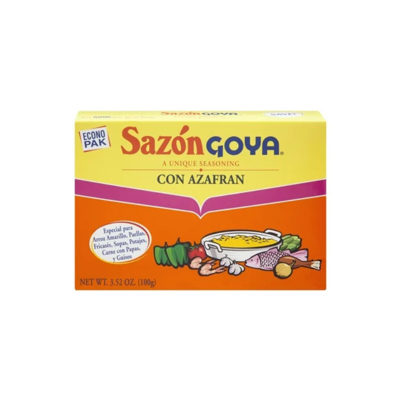 Sazón con Azafrán GOYA Econo Pak 3.52 oz (20 sobres)