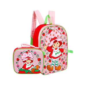 MOCHILA strawberry shortcake con lonchera