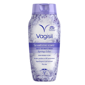 Gel íntimo Vagisil Fem Wash Sensitive Lilac (12 oz) para piel sensible