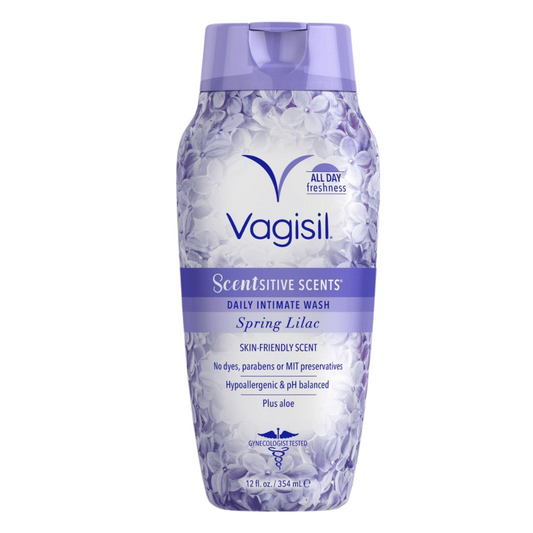 Gel íntimo Vagisil Fem Wash Sensitive Lilac (12 oz) para piel sensible