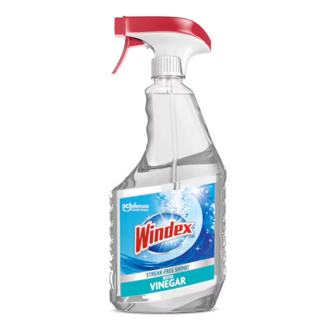 Botella Windex Vinegar Original 23 oz para limpieza de vidrios y superficies