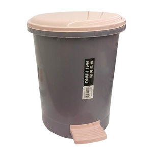 Zafacón de 12 L con pedal y tapa mate anti manchas AA2023 10 341