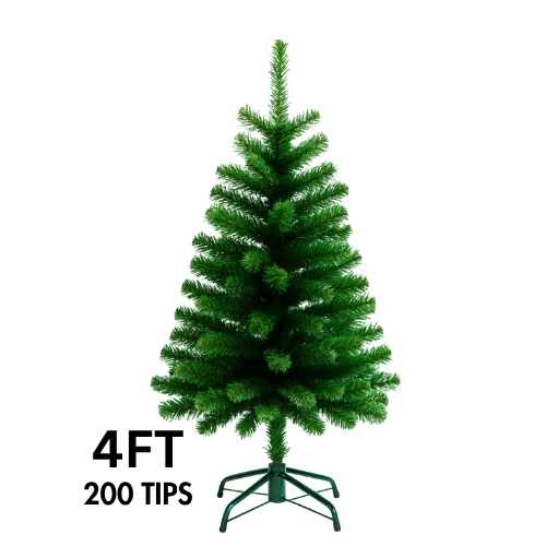 Árbol de Navidad Verde 4FT - 200 Tips (No incluye luces)