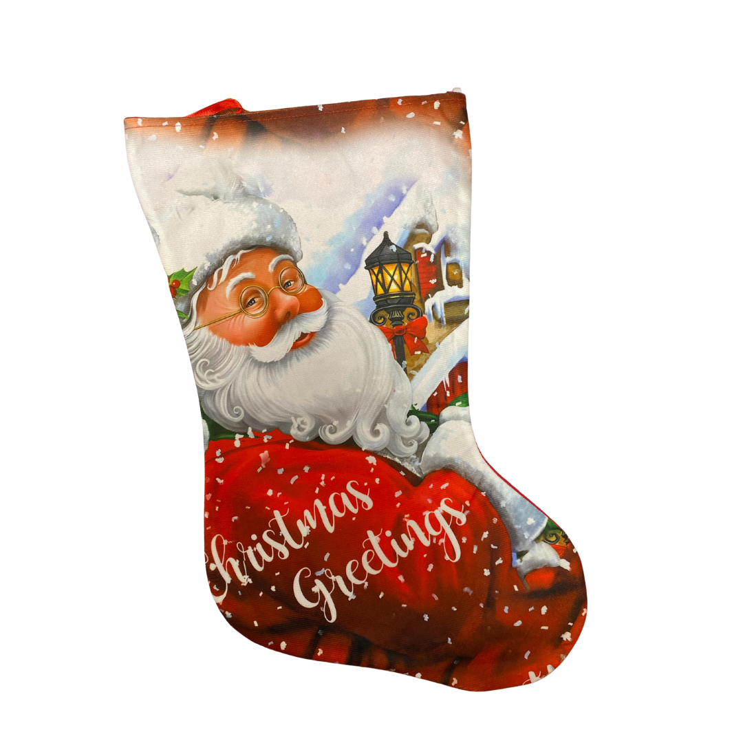 Bota Navideña Decorativa – Santa, Hombre de Jengibre o Cascanueces (AA2025-4-57/58/59/60/61)