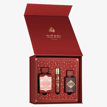 Lattafa Bade’e Al Oud Sublime – Set de regalo unisex, 3 piezas