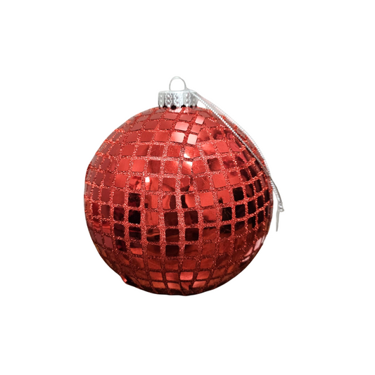 Ornamentos Navideños Disco - Bola Y Árbol Brillante (2 Modelos)  018697665051 / 018697664917
