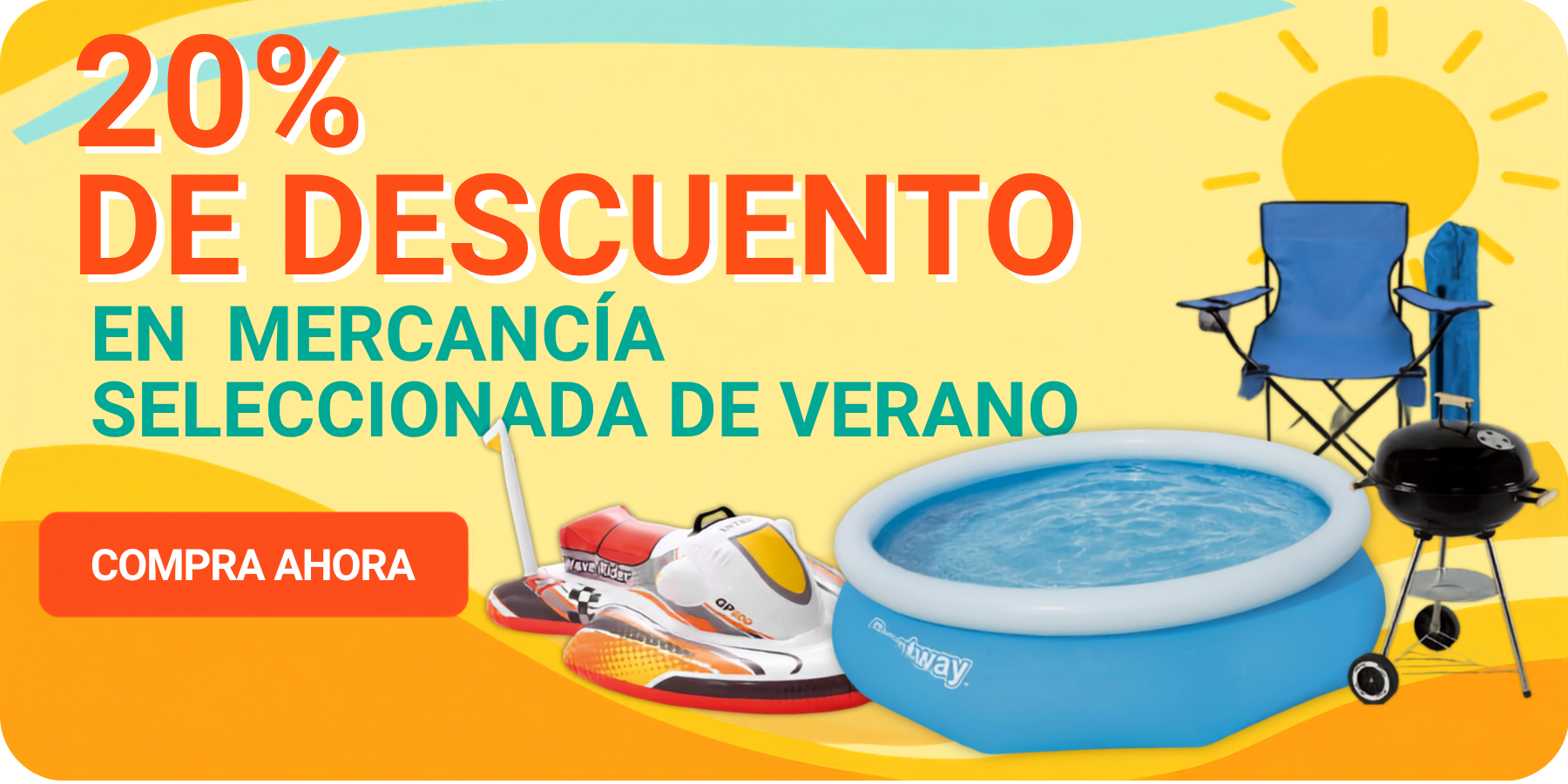 20% de descuento en mercancía de verano