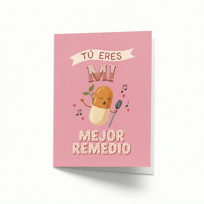 Farmacia Savia Tarjeta de Felicitación Tú Eres Mi Mejor Remedio (1 unidad)