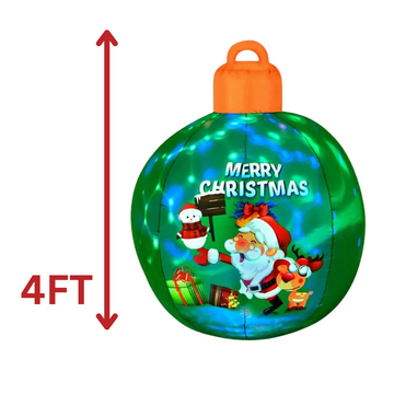 4FT Inflatable Christmas Ornament Decoration AA2025-4-813/ AA2024-0361 – Santa or Christmas Tree Design