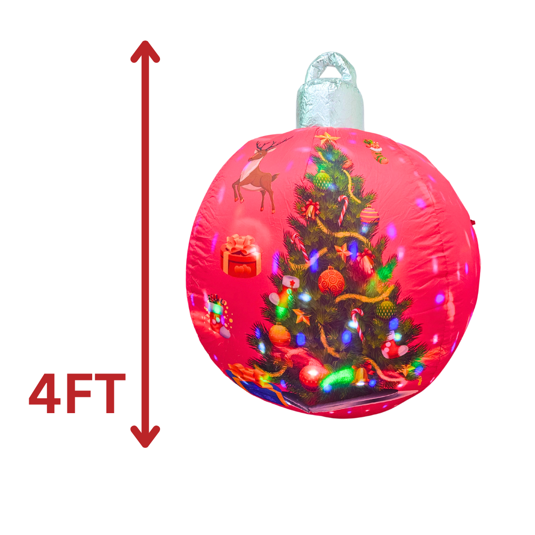 4FT Inflatable Christmas Ornament Decoration AA2025-4-813/ AA2024-0361 – Santa or Christmas Tree Design