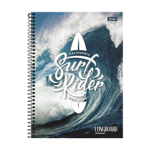 Surf Rider Spiral Notebook (8.5 ×11 , 160 hojas)