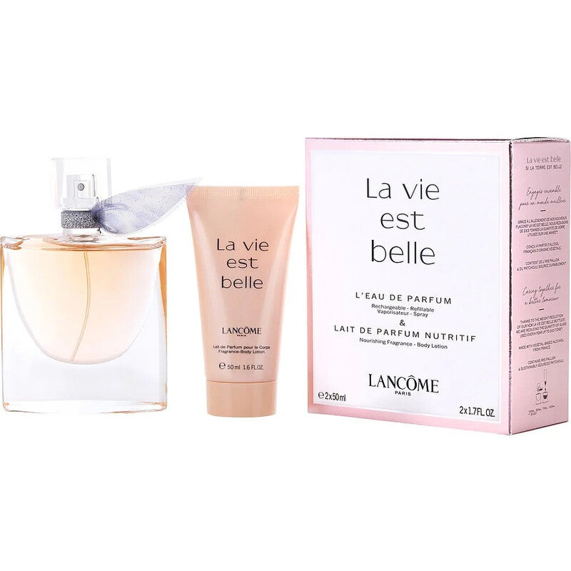 Lancome La Vie Est Belle Set de regalo (1.7 oz) y una loción corporal (1.7 oz)