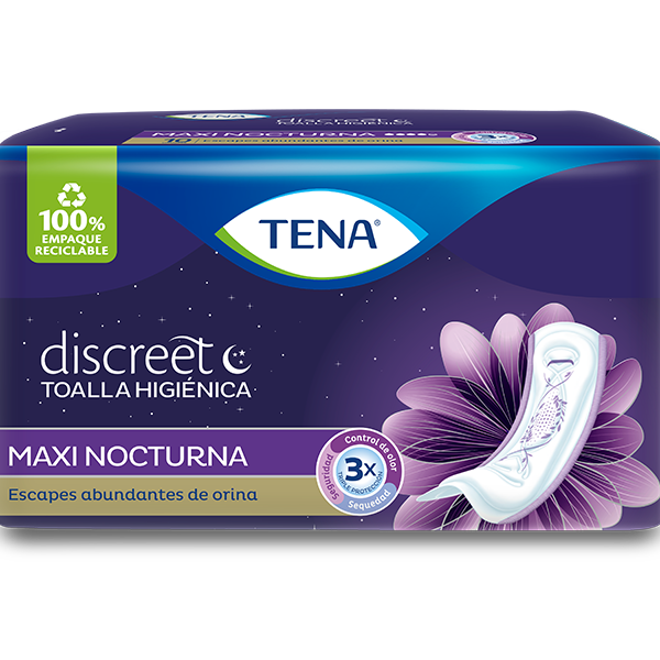 Tena Women Discreet Maxi Mayor Protección y Descanso (10ct)