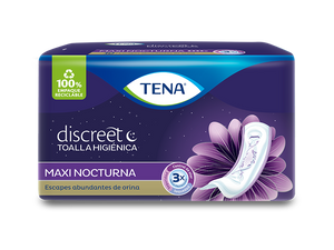 Tena Women Discreet Maxi Mayor Protección y Descanso (10ct)