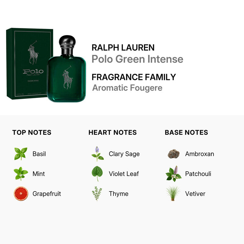 Ralph Lauren Polo Green Intense Eau de Parfum Men (4.0 oz)