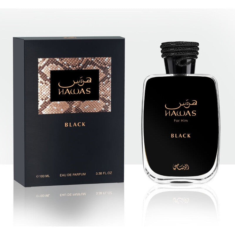 Rasasi Hawas Black Eau de Parfum Men (3.3 oz)