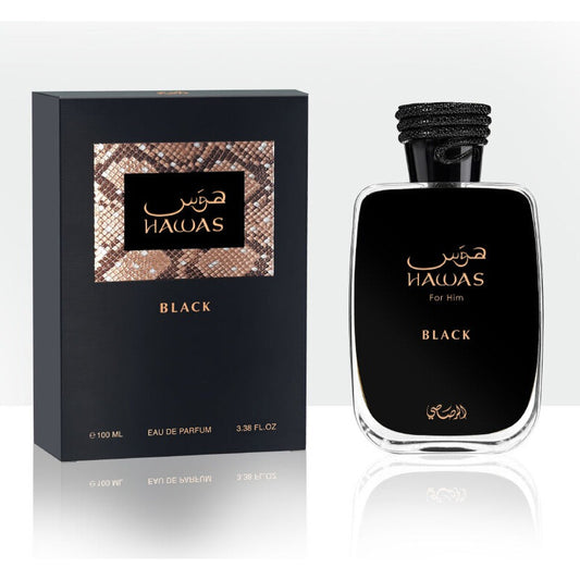 Rasasi Hawas Black Eau de Parfum Men (3.3 oz)