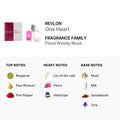 Revlon Ladies One Heart EDT Spray 1 oz Fragancias