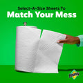 Bounty Select-A-Size Paper Towels with Prints – 2 Triple Rolls = 6 Regular Rolls