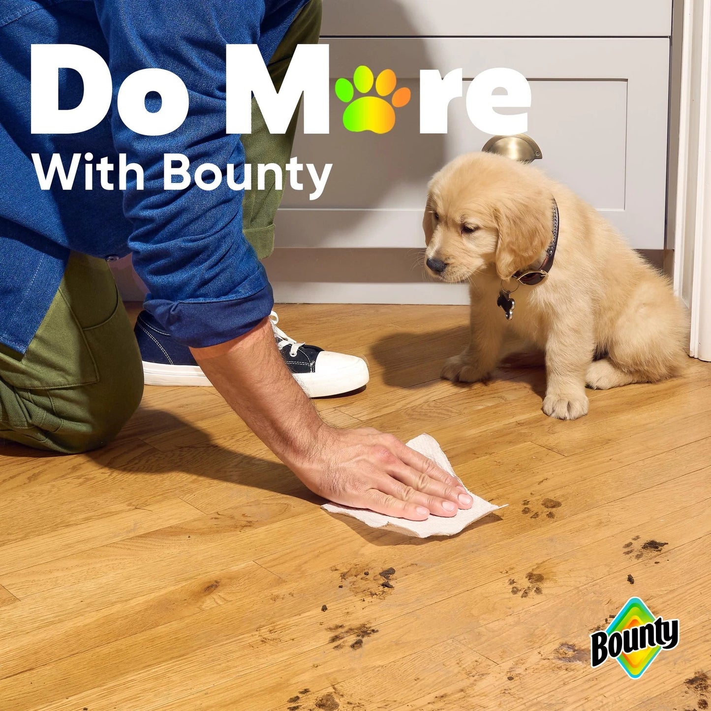 Bounty Select-A-Size Paper Towels with Prints – 2 Triple Rolls = 6 Regular Rolls