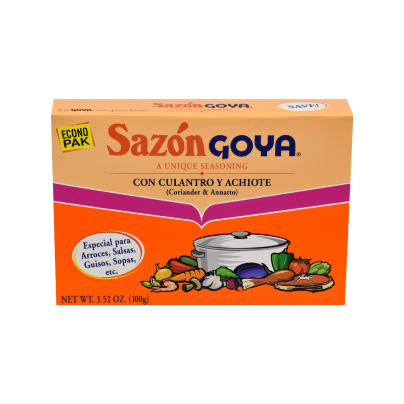 Sazón con Culantro y Achiote GOYA Econo Pak 3.52 oz (20 sobres)
