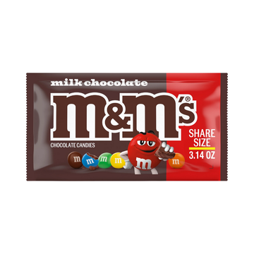 M&M’s Milk Chocolate Share Size 3.14 oz