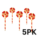 Solar Stake Holiday Lights – Peppermint (5-Pack) & Christmas Tree (3-Pack) (AA2025-4-70 / AA2025-4-71)