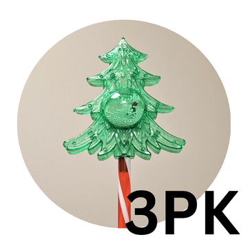 Solar Stake Holiday Lights – Peppermint (5-Pack) & Christmas Tree (3-Pack) (AA2025-4-70 / AA2025-4-71)