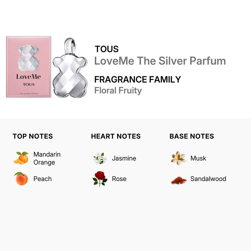 Tous LoveMe Silver Parfum (3.0oz)