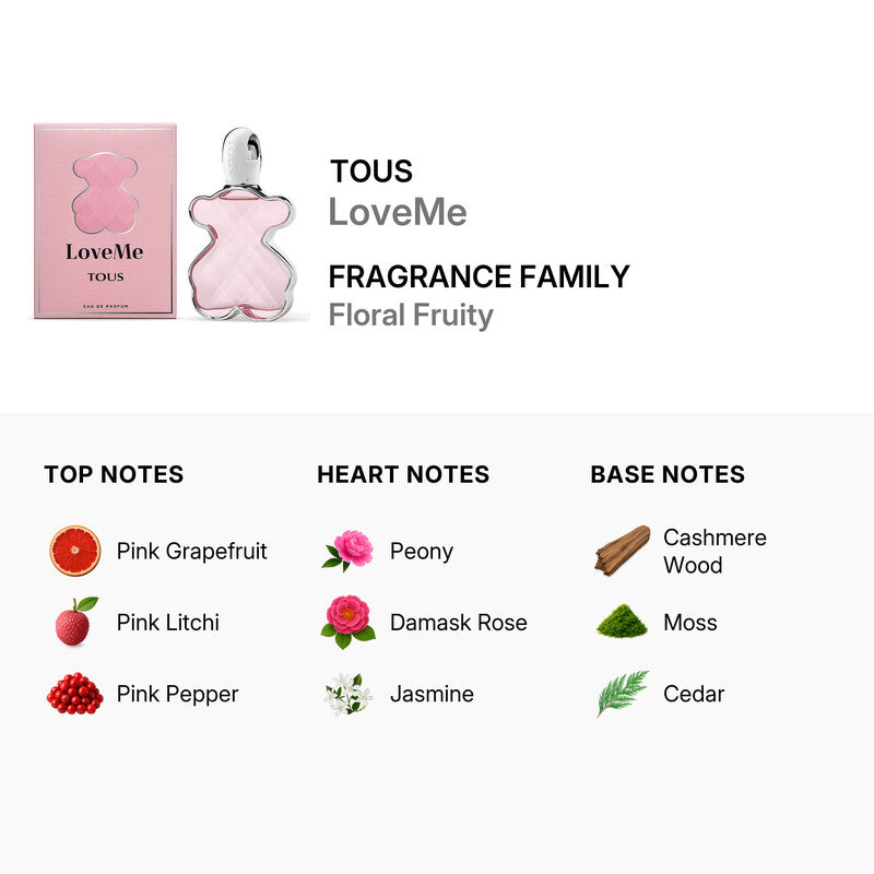 Tous LoveMe Eau de Parfum Spray for Women (3.0 fl oz)