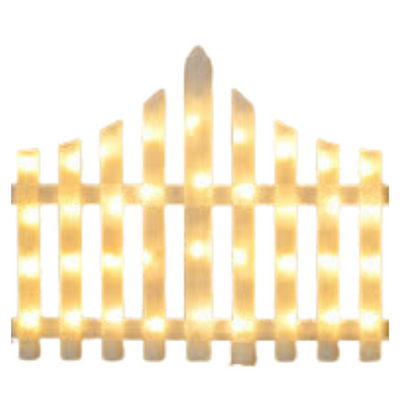 Verja Plástica con Luces LED AA2024-062