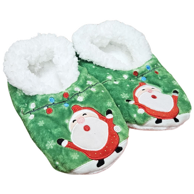 Pantuflas Navideñas para Mujer con Santa Claus (195602084371)