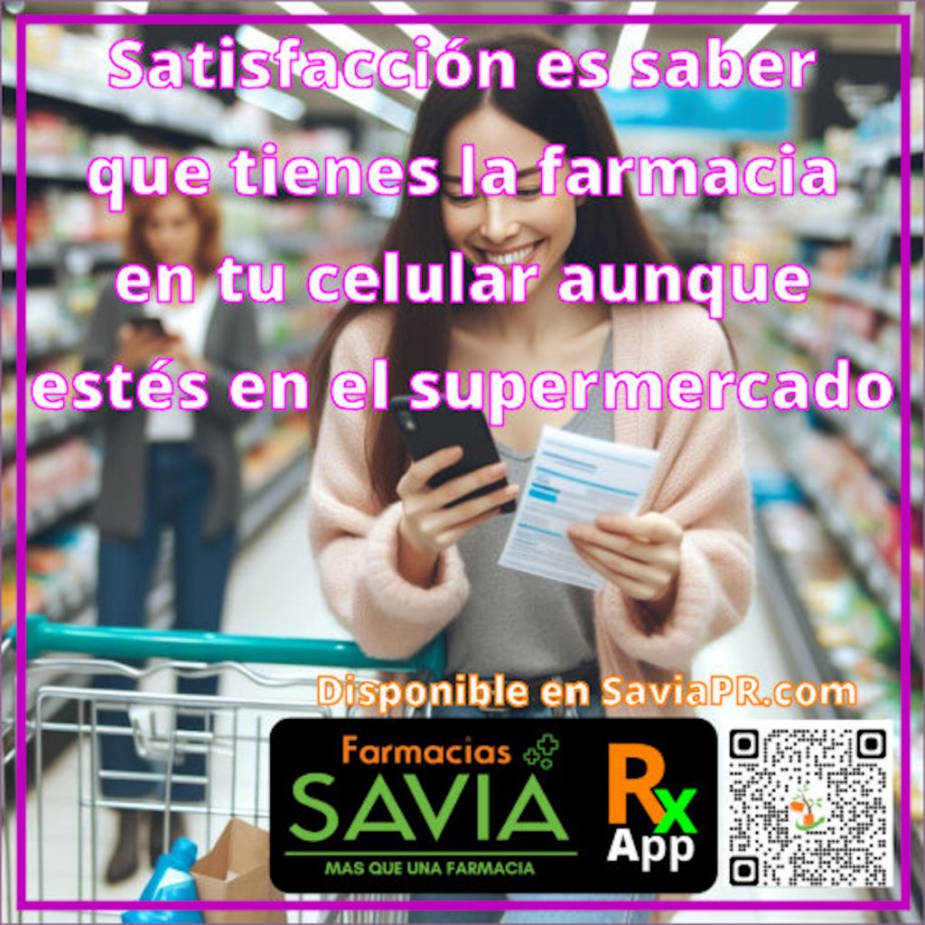 SaviaRxApp - El recetario en tu celular. ¡No hagas fila!